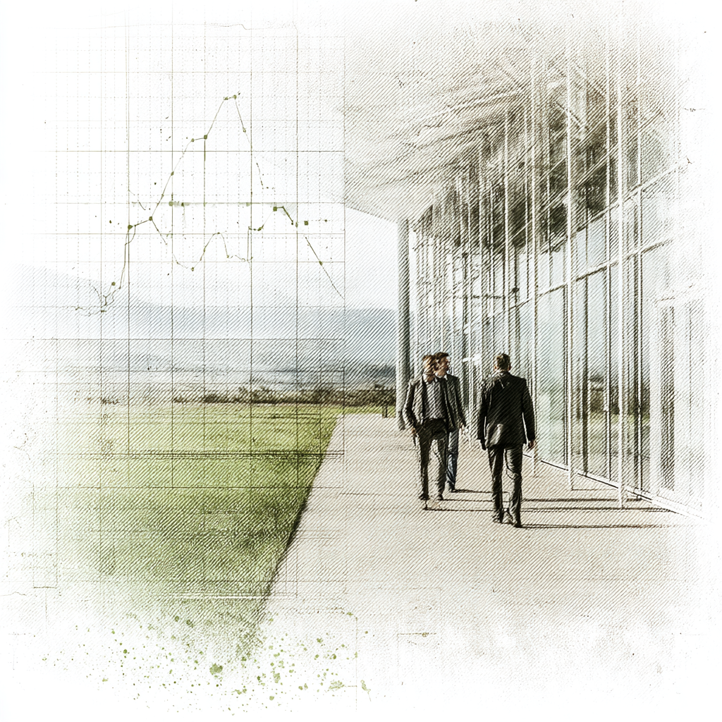 Business development strategy team analyzing growth opportunities in high-tech and telecom sectors, including terrestrial and submarine networks